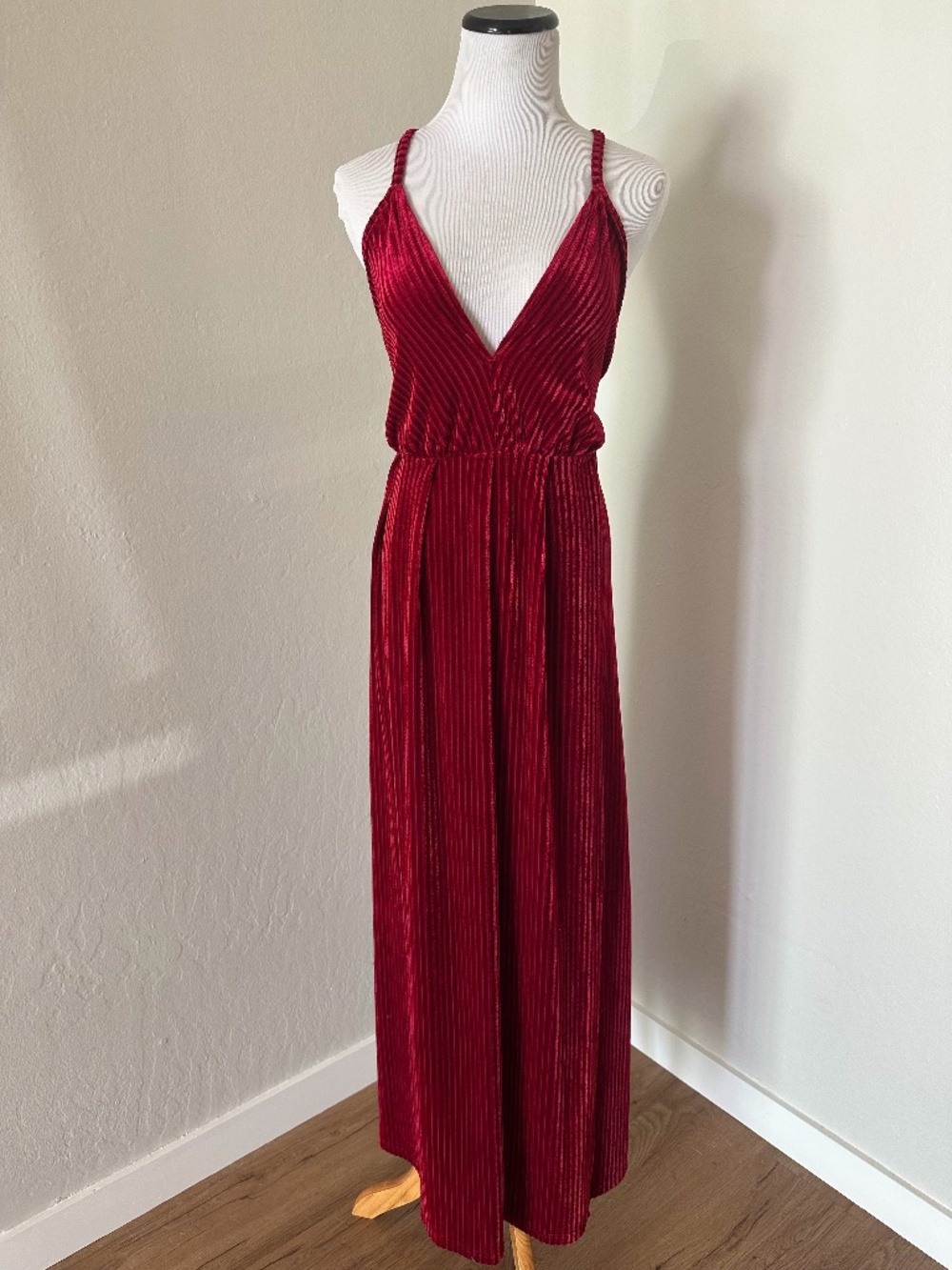 Red Maxi Dress size Medium